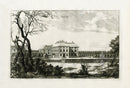 Dahlberg Antique Prints Palace & Town Ekolsund B&W - Panteek Antique Prints