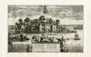 Dahlberg Antique Prints Palace & Town Helgasjön Lake, Ships - Panteek Antique Prints