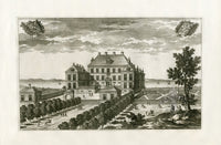 Dahlberg Antique Prints Palace & Town Heslebyholm - Panteek Antique Prints
