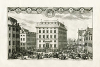 Dahlberg Antique Prints Palace & Town Sweriges Rukes Banco - Panteek Antique Prints