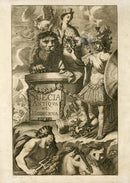 Dahlberg Antique Prints Palace & Town Title Page - Panteek Antique Prints