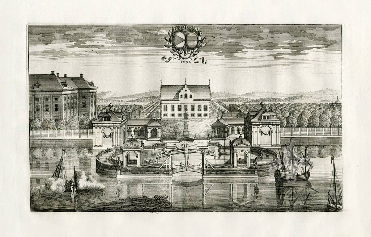 Dahlberg Antique Prints Palace & Town Tuna