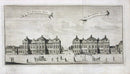 Danske Atlas Denmark Palaces Antique Print Bar Dehnsche Palais 1763 - Panteek Antique Prints