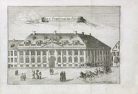 Danske Atlas Denmark Palaces Antique Print Thottlsche Palais 1763 - Panteek Antique Prints