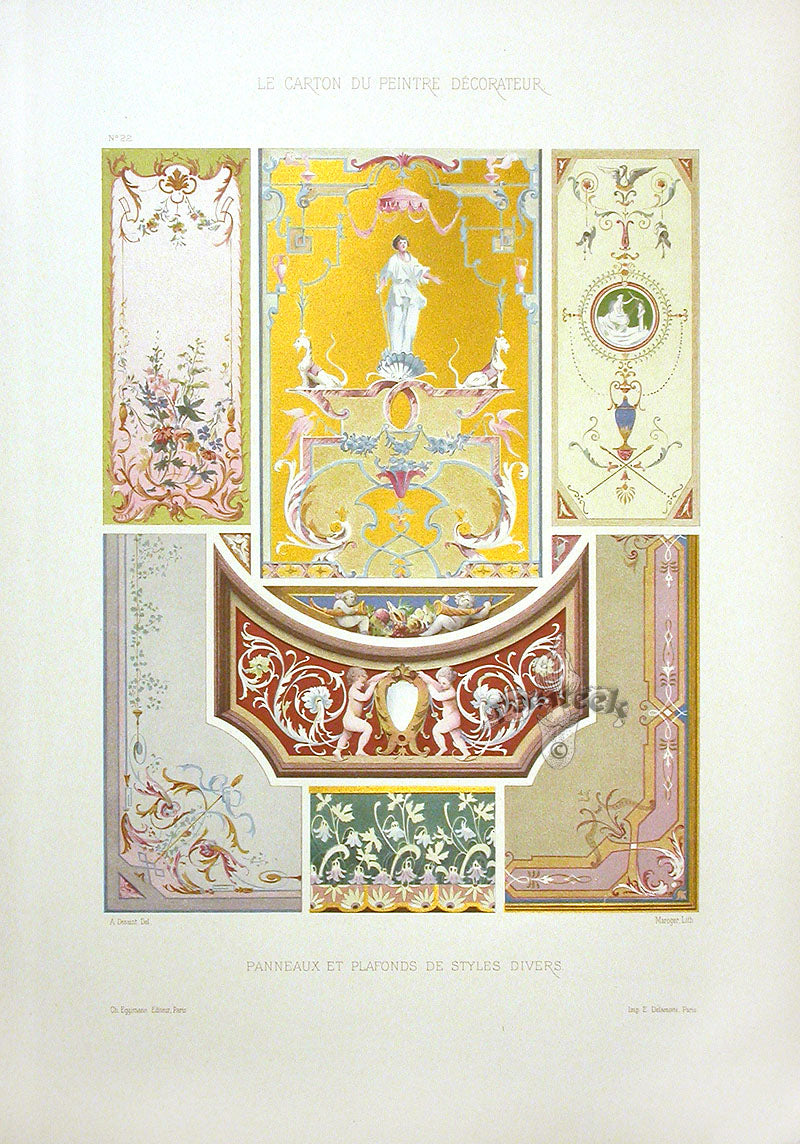 DeSaint Interiors Furniture Print Panels and Ceilings