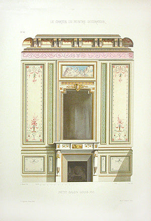 DeSaint Interiors Furniture Print Small Salon Louis XVI
