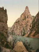 Detroit Photographic Co Prints 1898 Curecanti Needle, Colorado - Panteek Antique Prints
