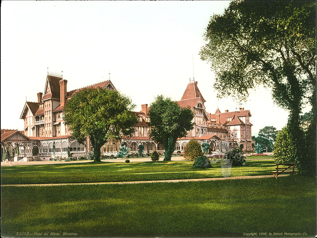 Detroit Photographic Co Prints 1898 Hotel Del Monte, Monterey