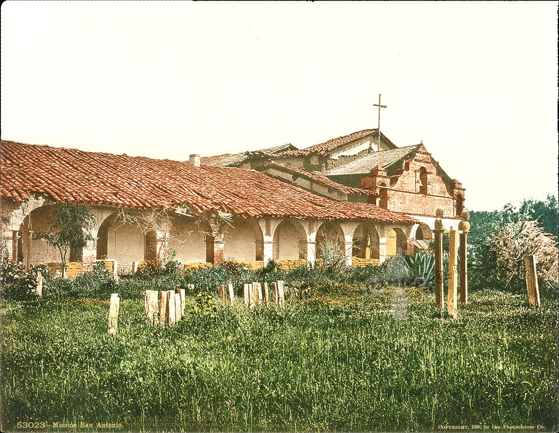 Detroit Photographic Co Prints 1898 Mission San Antonio