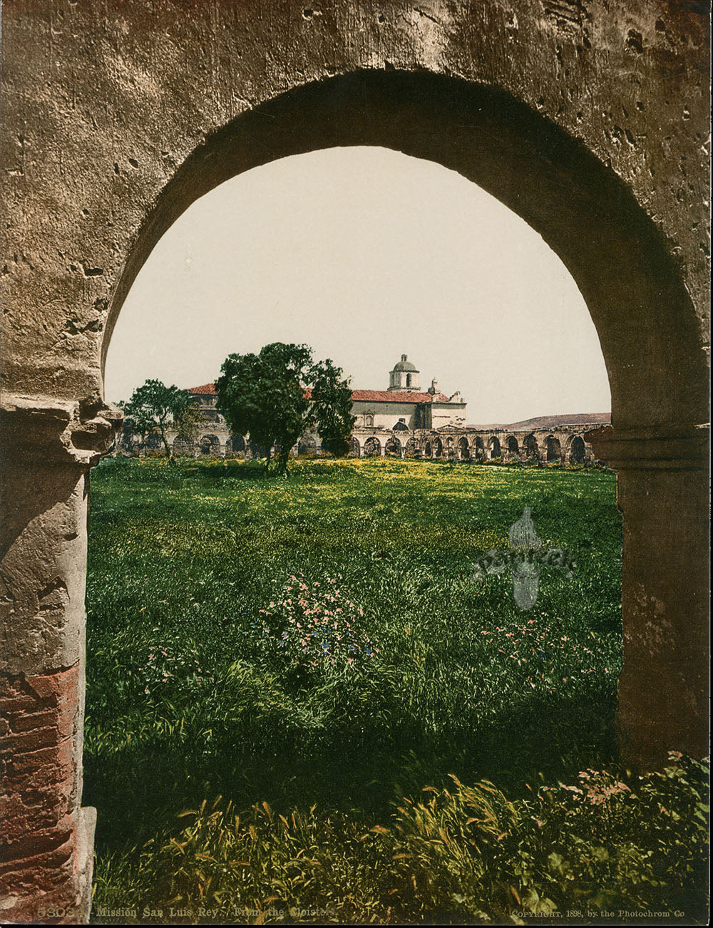 Detroit Photographic Co Prints 1898 Misson San Luis Rey