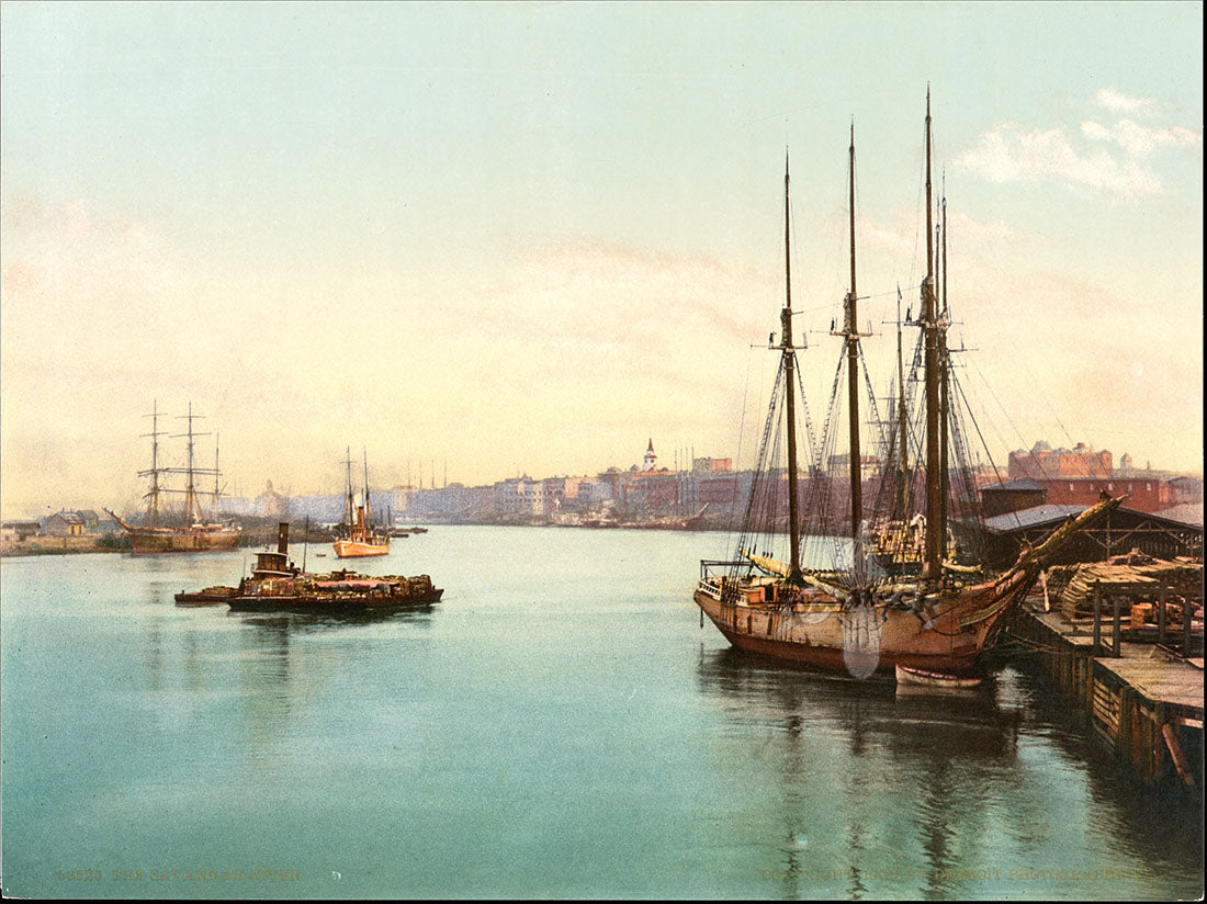 Detroit Photographic Co Prints 1898 Savannah River