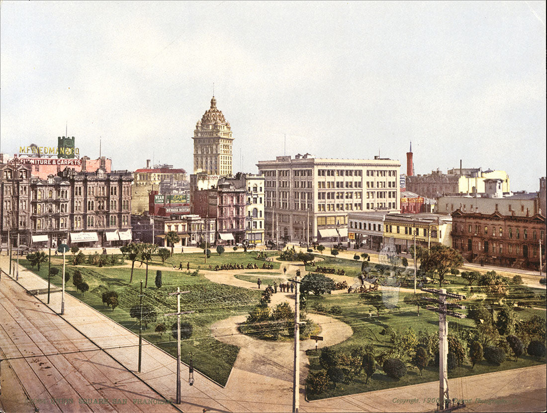 芸術写真 photo print Detroit Photographic Co Original 1898