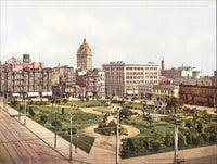Detroit Photographic Co Prints 1898 Union Square, San Francisco - Panteek Antique Prints