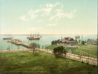 Detroit Photographic Co Prints 1898 Warwick Casino, James River, VA - Panteek Antique Prints