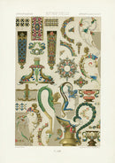 Dupont Auberville Decorative Prints 1877 16th & 17th Siecle Design - Panteek Antique Prints