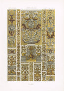 Dupont Auberville Decorative Prints 1877 17th Siecle Design - Panteek Antique Prints