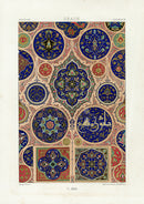 Dupont Auberville Decorative Prints 1877 Arabian Greek Design - Panteek Antique Prints