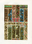 Dupont Auberville Decorative Prints 1877 Middle Ages Design - Panteek Antique Prints