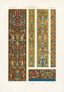 Dupont Auberville Decorative Prints 1877 Renaissance Arabesque Design - Panteek Antique Prints