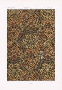 Dupont Auberville Decorative Prints 1877 Renaissance Design - Panteek Antique Prints