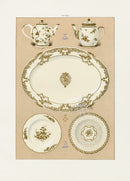 Edouard Garnier Soft Porcelain of Sevres 19th Century Print Ornamental - Panteek Antique Prints