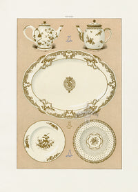 Edouard Garnier Soft Porcelain of Sevres 19th Century Print Ornamental - Panteek Antique Prints