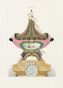 Edouard Garnier Soft Porcelain of Sevres 19th Century Print Potpourri Vase - Panteek Antique Prints