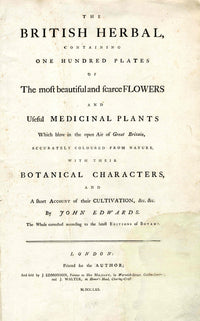 Edwards 1700 Title Page - Panteek Antique Prints