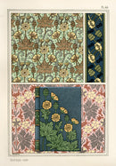 Eugene Grasset Pochoir Prints 1896 Butter-Cup Design - Panteek Antique Prints