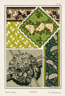 Eugene Grasset Pochoir Prints 1896 White-Thorn Design - Panteek Antique Prints