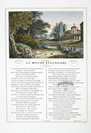Fables de La Fontaine French Story Original Print Fly, Ant - Panteek Antique Prints