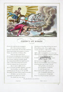 Fables de La Fontaine French Story Original Print Phébus, Borée - Panteek Antique Prints