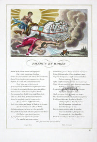 Fables de La Fontaine French Story Original Print Phébus, Borée - Panteek Antique Prints