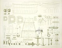 François Pâris Ancient Ships Antique Print Battle Arms - Panteek Antique Prints