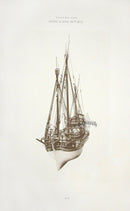 François Pâris Ancient Ships Antique Print La Royale 1600s - Panteek Antique Prints