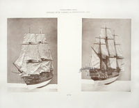François Pâris Ancient Ships Antique Print Le Protecteur - Panteek Antique Prints