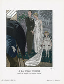 Gazette du Bon Ton 1912 Prints A La Ville, Brissaud - Panteek Antique Prints