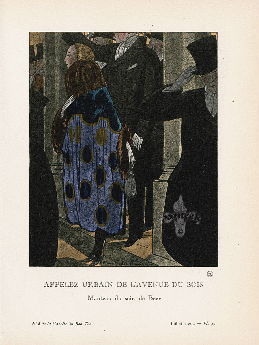 Gazette du Bon Ton 1912 Prints Appelez, Brissaud