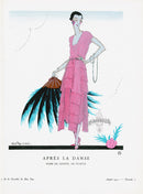 Gazette du Bon Ton 1912 Prints Apres La Danse, Rozerwriski - Panteek Antique Prints