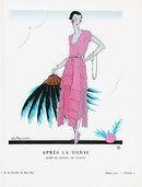 Gazette du Bon Ton 1912 Prints Apres La Danse, Rozerwriski - Panteek Antique Prints