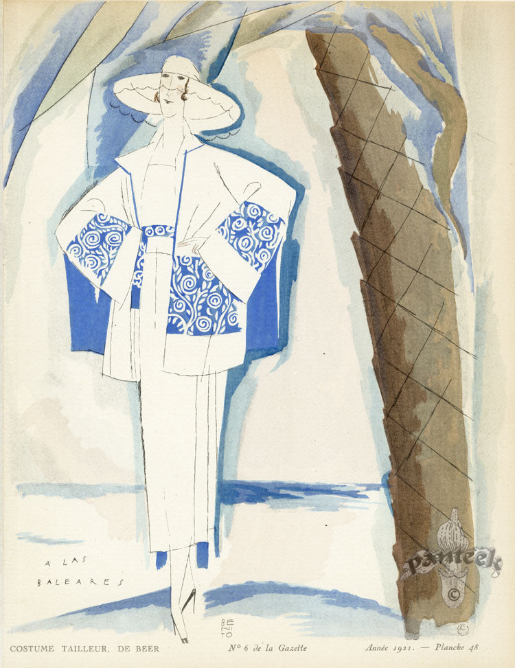 Gazette du Bon Ton 1912 Prints Baleares, Benito