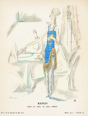 Gazette du Bon Ton 1912 Prints Banco, Mourgue