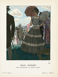 Gazette du Bon Ton 1912 Prints Belle Journee - Panteek Antique Prints