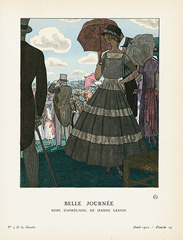Gazette du Bon Ton 1912 Prints Belle Journee - Panteek Antique Prints