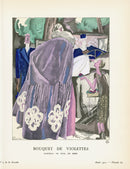 Gazette du Bon Ton 1912 Prints Bouquet, Mourgue - Panteek Antique Prints