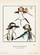 Gazette du Bon Ton 1912 Prints Chapeaux, Woodruff - Panteek Antique Prints