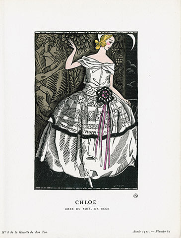 Gazette du Bon Ton 1912 Prints Chloe, Simeon