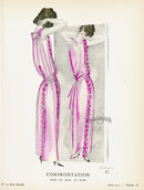 Gazette du Bon Ton 1912 Prints Confrontation, Mourgue - Panteek Antique Prints