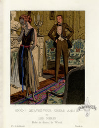 Gazette du Bon Ton 1912 Prints Enfin, Brissaud - Panteek Antique Prints