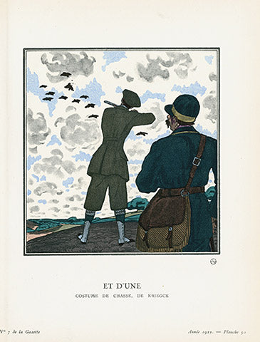 Gazette du Bon Ton 1912 Prints Et D'Une, Brissaud - Panteek Antique Prints